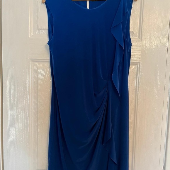 Wallis Royal Blue Asymmetrical Dress - Picture 1 of 3